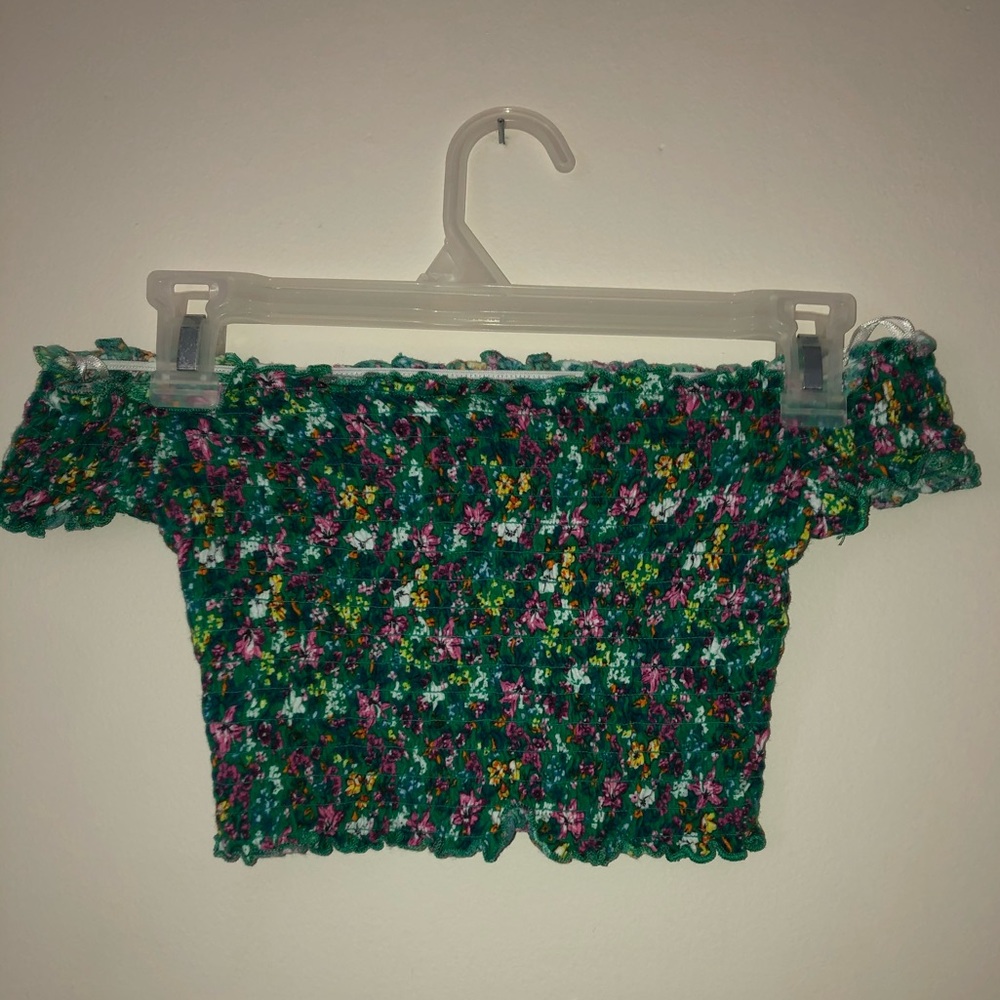 H&M Off the Shoulder Crop Top